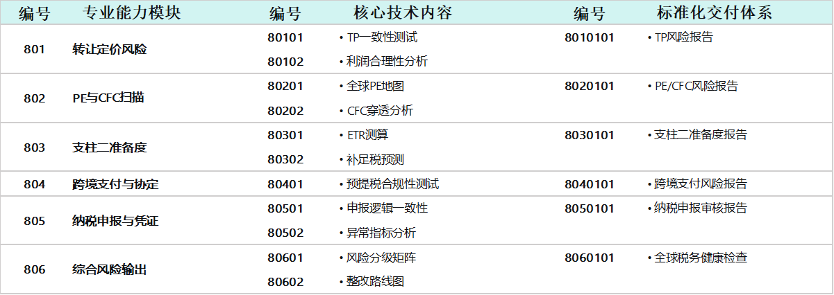 全球税务风险与健康检查体系